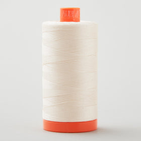 Aurifil 50 WT Cotton Mako Large Spool Thread Light Sand