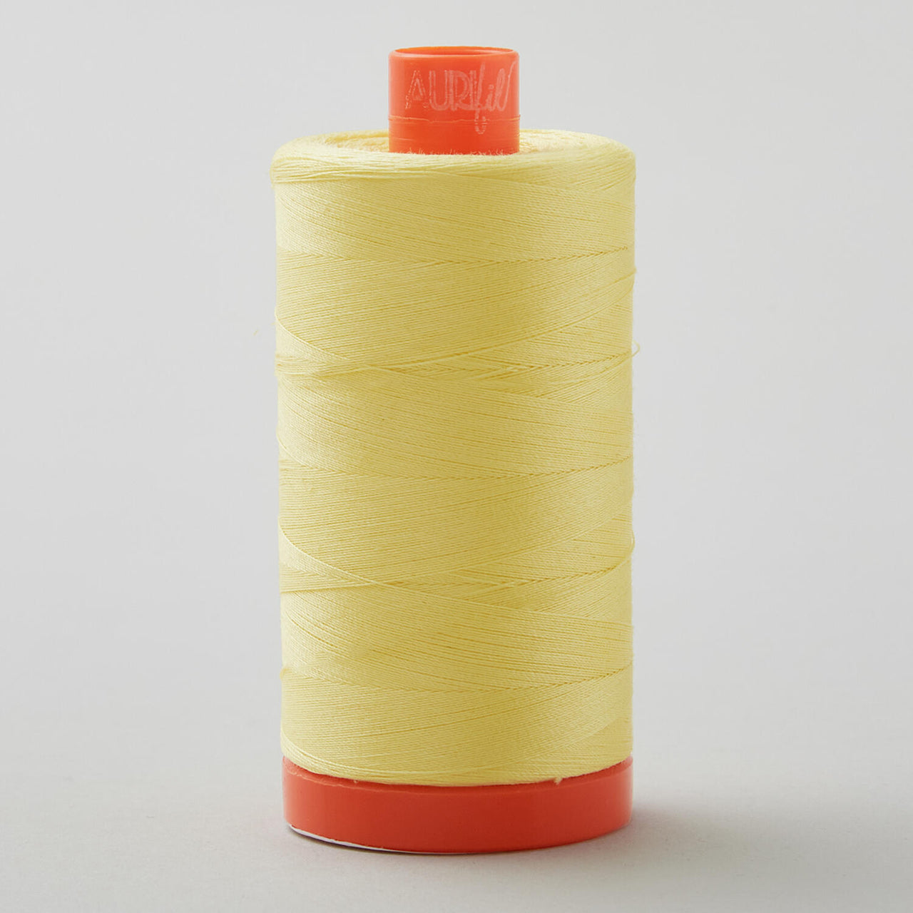 Aurifil 50 WT Cotton Mako Large Spool Thread Lemon
