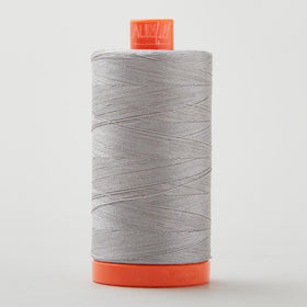 Aurifil 50 WT Cotton Mako Large Spool Thread Stainless Steel