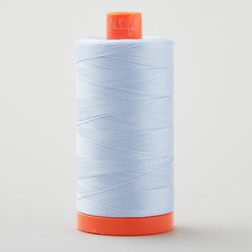 Aurifil 50 WT Cotton Mako Large Spool Thread Light Robins Egg