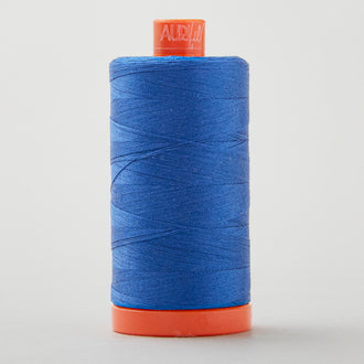 Aurifil 50 WT Cotton Mako Large Spool Thread Medium Blue