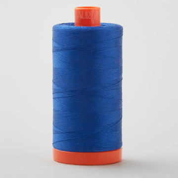 Aurifil 50 WT Cotton Mako Large Spool Thread Dark Cobalt