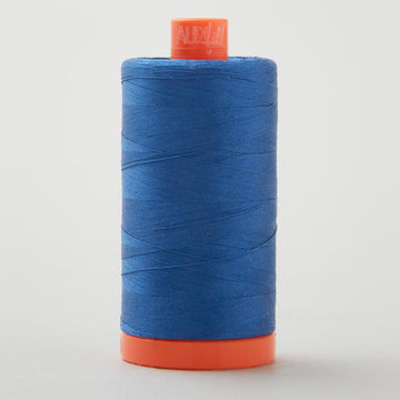 Aurifil 50 WT Cotton Mako Large Spool Thread Medium Delft Blue