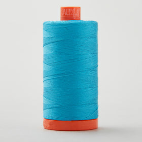 Aurifil 50 WT Cotton Mako Large Spool Thread Turquoise