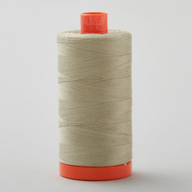 Aurifil 50 WT Cotton Mako Large Spool Thread Light Khaki Green