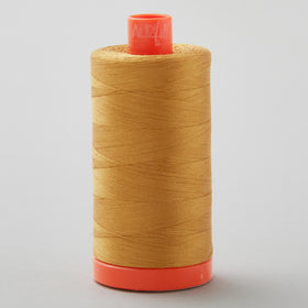 Aurifil 50 WT Cotton Mako Large Spool Thread Brass