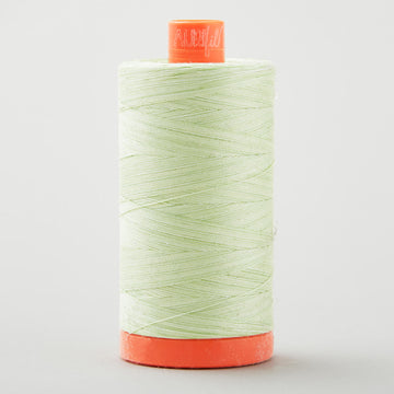 Aurifil 50 WT Cotton Mako Large Spool Thread Light Spring Green
