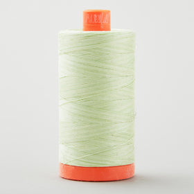 Aurifil 50 WT Cotton Mako Large Spool Thread Light Spring Green