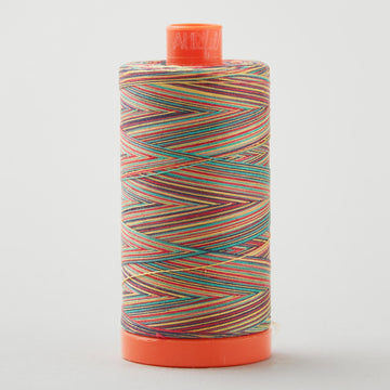 Aurifil 50 WT Cotton Mako Variegated Large Spool Thread - Marrakesh