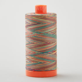 Aurifil 50 WT Cotton Mako Variegated Large Spool Thread - Marrakesh