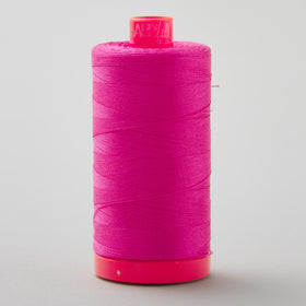 Aurifil 50 WT Cotton Mako Large Spool Thread Fuchsia