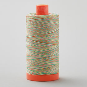 Aurifil 50 WT Cotton Mako Variegated Large Spool Thread - Leaves