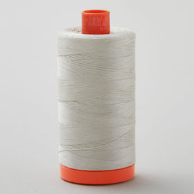 Aurifil 50 WT Cotton Mako Large Spool Thread Light Grey