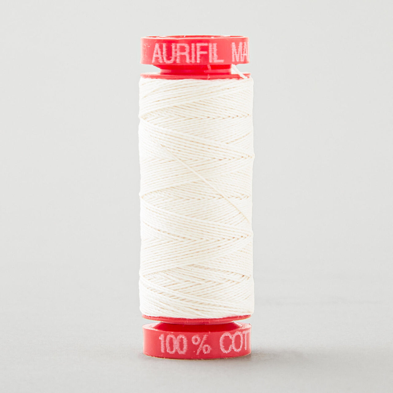 AURIfil 12 WT Cotton Small Spool Thread Ivory