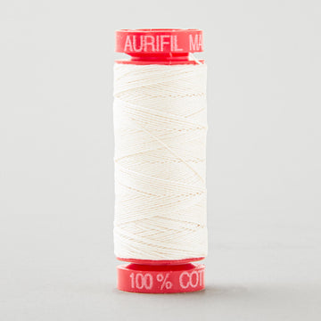 AURIfil 12 WT Cotton Small Spool Thread Ivory