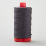 AURIfil 12 WT Cotton Large Spool Thread Dark Grey