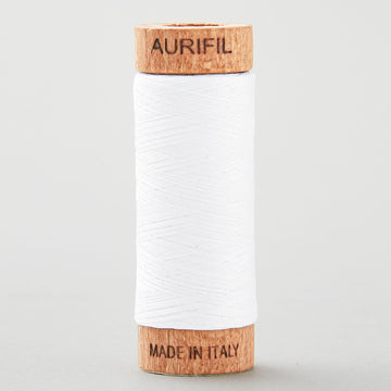 AURIfil™ 80 WT Cotton Spool Thread - White