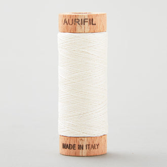 AURIfil™ 80 WT Cotton Spool Thread - Silver White