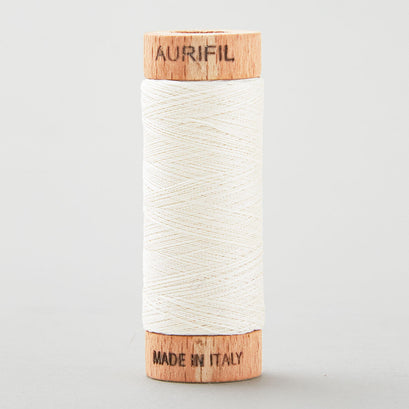 AURIfil™ 80 WT Cotton Spool Thread - Silver White