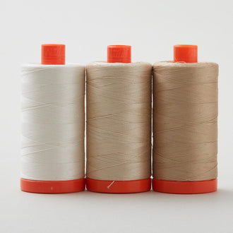 Earthly Neutrals Trio by Aurifil