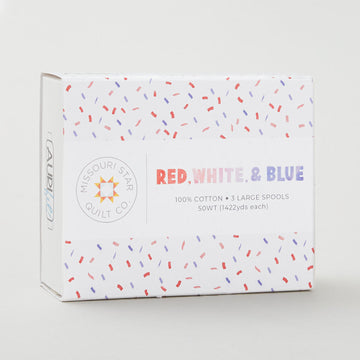 Red, White & Blue Trio by Aurifil