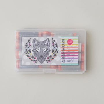 AURIfil Tula Pink Graywork 50 WT Thread Collection - Small Spools