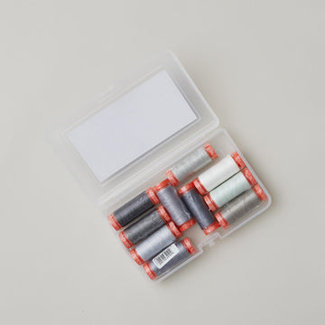 AURIfil Tula Pink Graywork 50 WT Thread Collection - Small Spools