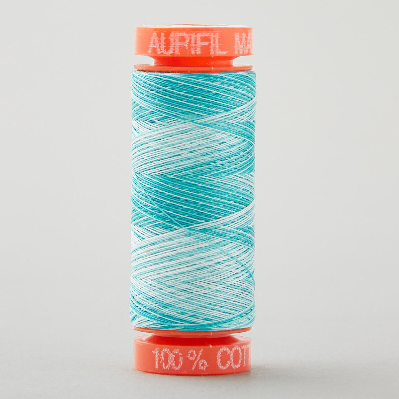 AURIfil 50 WT Cotton Mako Variegated Thread - Turquoise Foam