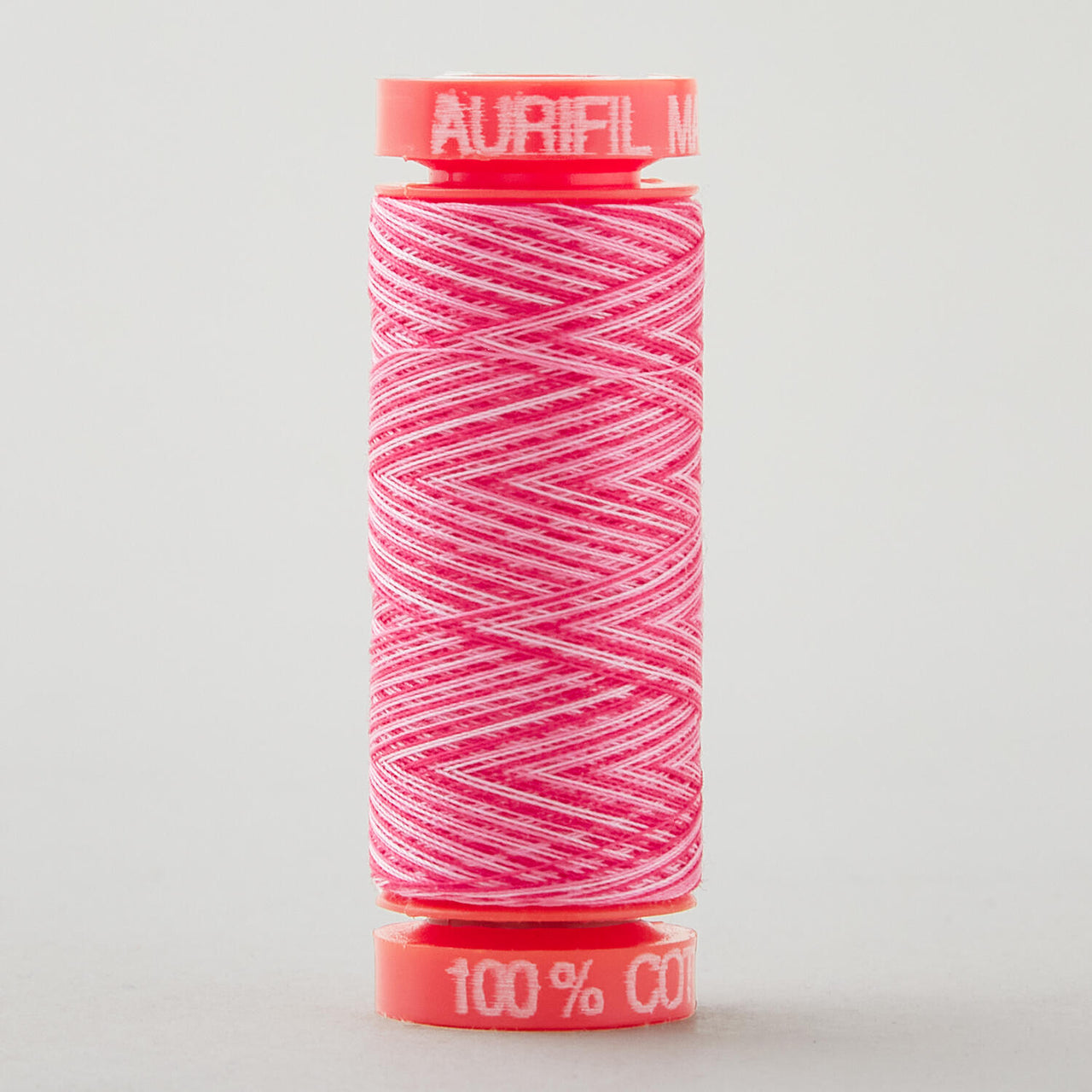 AURIfil 50 WT Cotton Mako Variegated Thread - Pink Taffy