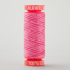 AURIfil 50 WT Cotton Mako Variegated Thread - Pink Taffy