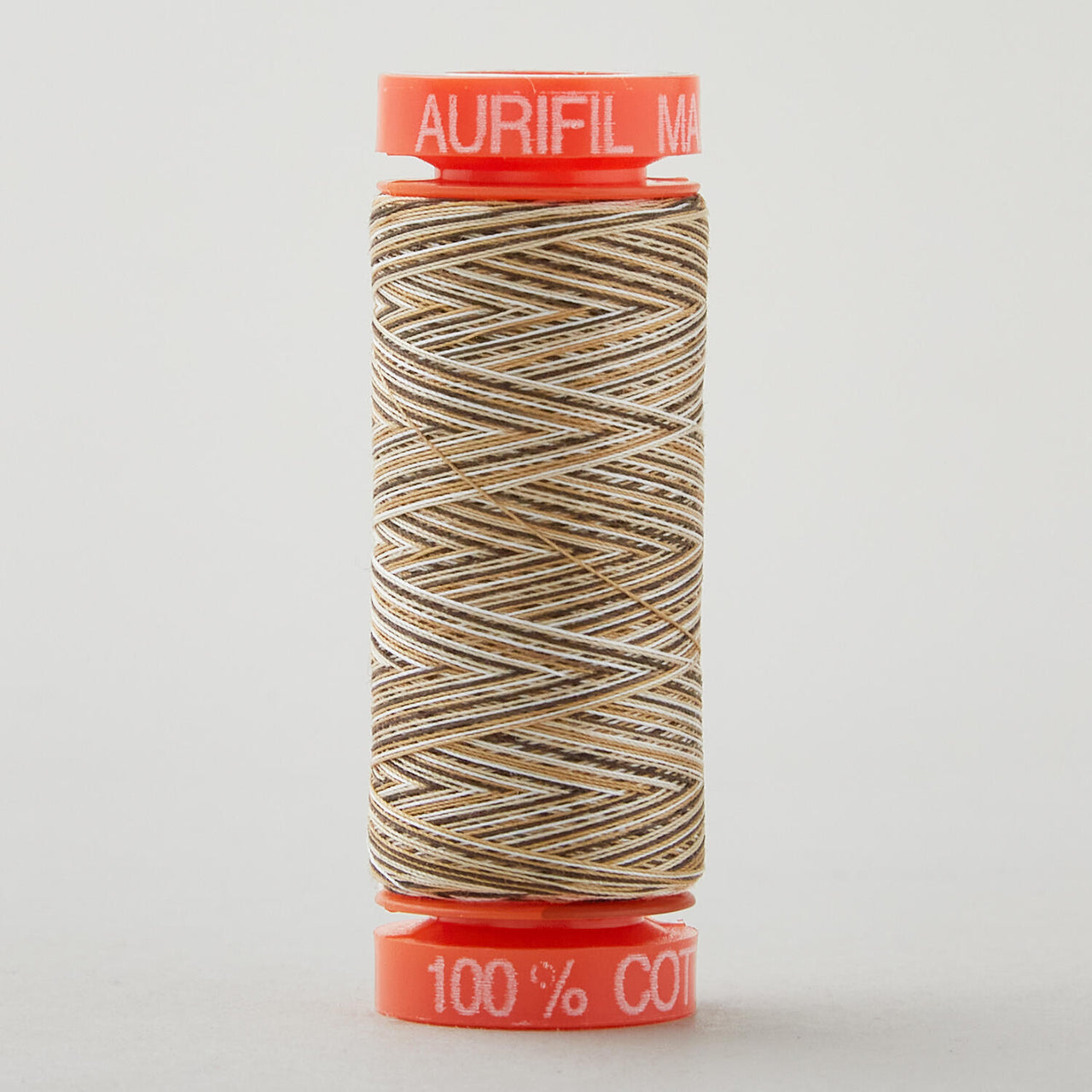 AURIfil 50 WT Cotton Mako Variegated Thread - Nutty Nougat