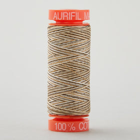 AURIfil 50 WT Cotton Mako Variegated Thread - Nutty Nougat