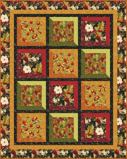 Autumn Bounty Free Quilt Pattern by Elise Lea