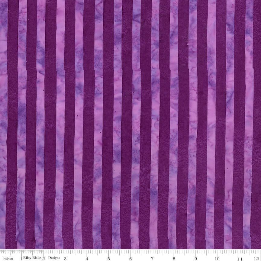 Elementals Batiks - Get in Line - Lollipop
