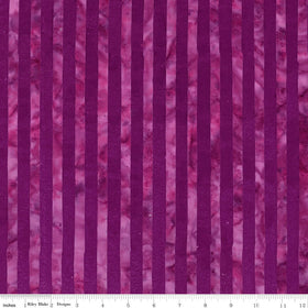 Elementals Batiks - Get in Line - Purple Outburst