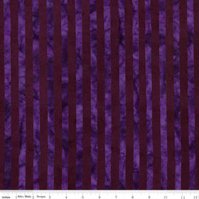 Elementals Batiks - Get in Line - Plum Dressing