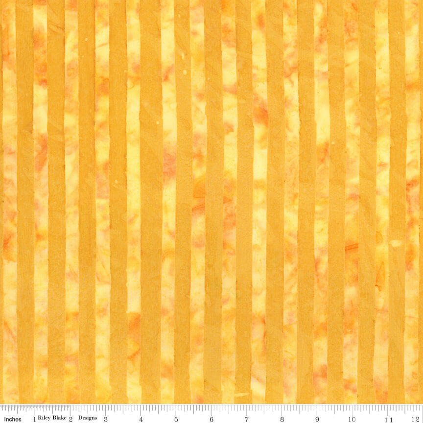 Elementals Batiks - Get in Line - Sunshine