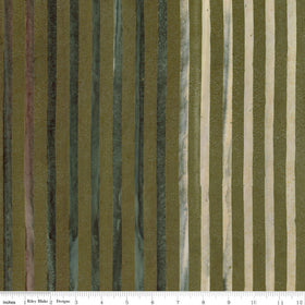 Elementals Batiks - Get in Line - Peridot Fern