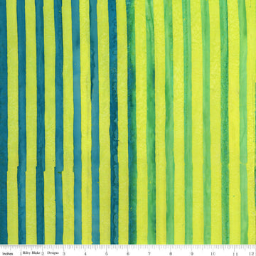 Elementals Batiks - Get in Line - Limeade