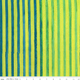 Elementals Batiks - Get in Line - Limeade