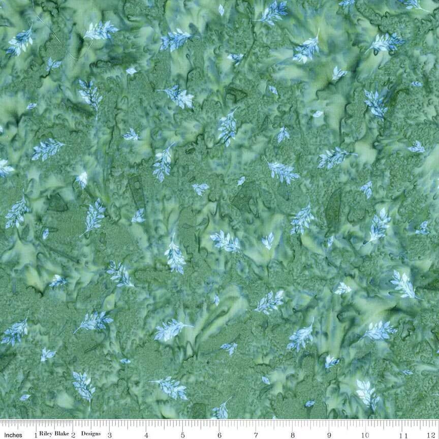 Expressions Batiks - Watercolor Daisies - Artichoke