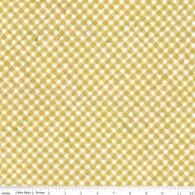 Expressions Batiks - Watercolor Daisies - Butterscotch