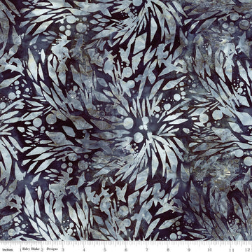 Splatter Batiks - Steel Sapphire