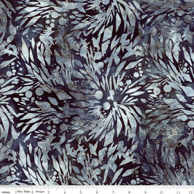 Splatter Batiks - Steel Sapphire