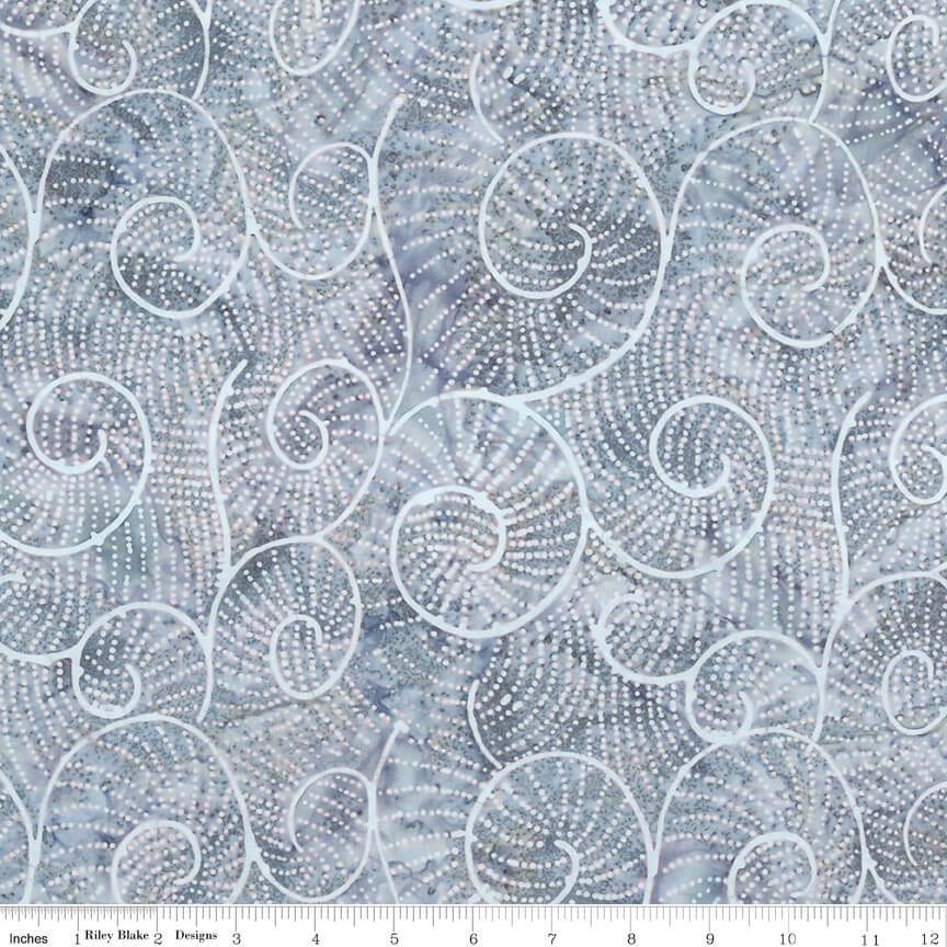Splatter Batiks - Adriatic Mist
