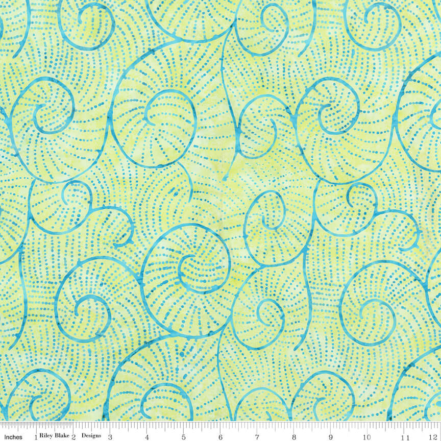 Splatter Batiks - Winter Mint