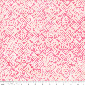 Love Punch Batiks - Piggy Pink
