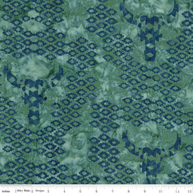 Places You'll Go - Western Reflections Batiks - Aegean