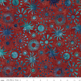 Places You'll Go - Western Reflections Batiks - Bronze Sea