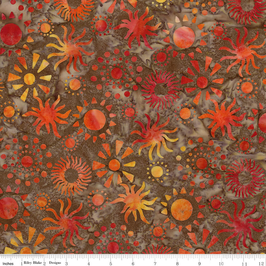 Places You'll Go - Western Reflections Batiks - Cinnamon Grove